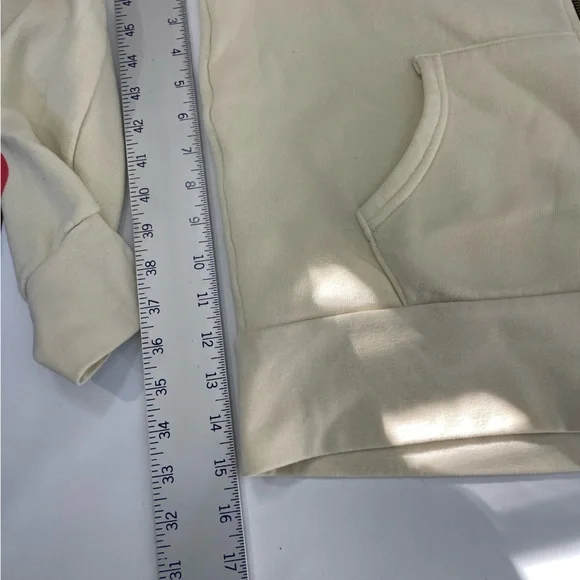 Aviator Nation Cream Zip Hoodie with Rainbow Stripes - Picture 13 of 14